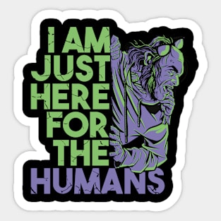 Zombie Human Fan Club Sticker